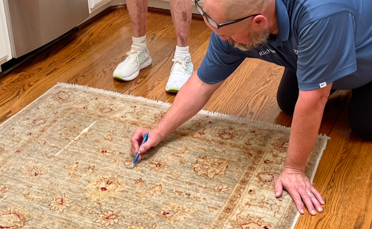 Some rugs can be cleaned in-home but some need drop-off rug cleaning.