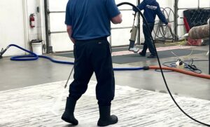 In drop-off rug cleaning service, specialists can customize every part of the process.